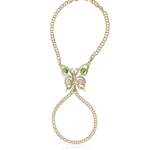 PULSERA ORO 18KL DEDO MARIPOSA - Peso: 9.65 gr 