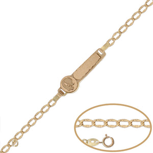 PULSERA ORO 18KL ELEFANTE - 13CM - Peso: 1.35 gr 