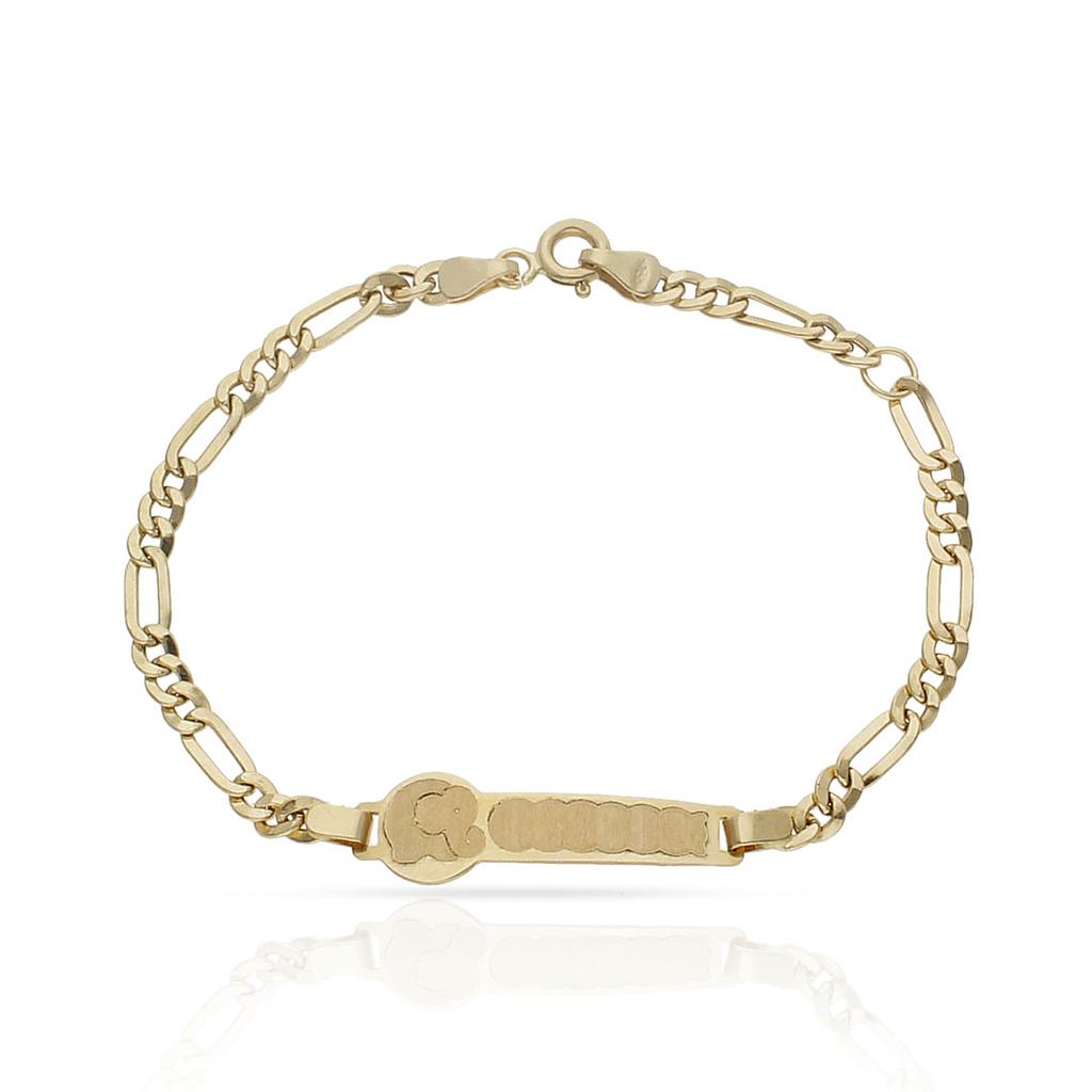 PULSERA ORO 18KL ELEFANTE 3x1 - Peso: 2.65 gr 