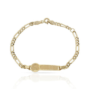 PULSERA ORO 18KL ELEFANTE 3x1 - Peso: 2.65 gr 