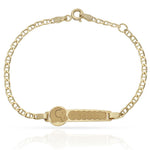 PULSERA ORO 18KL ELEFANTE ANCLA - Peso: 2.25 gr 