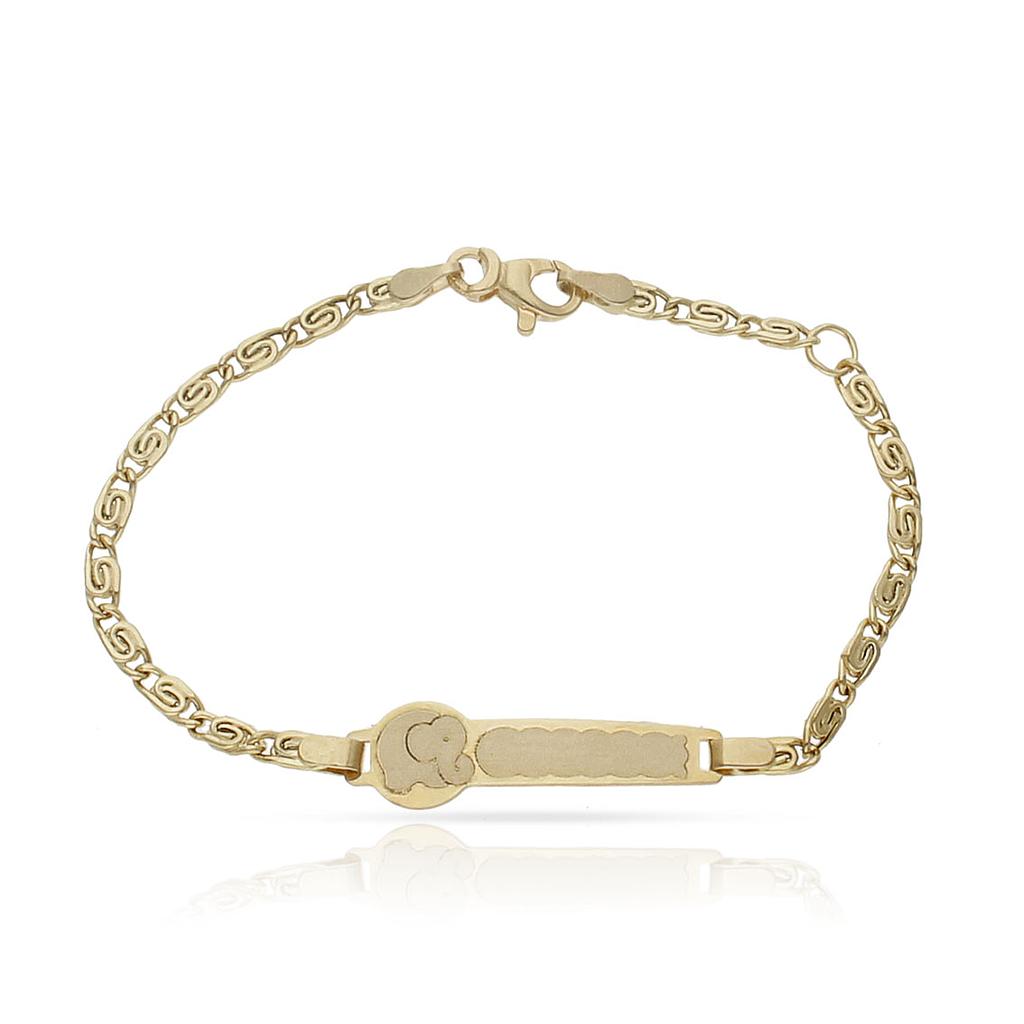 PULSERA ORO 18KL ELEFANTE - Peso: 2.70 gr 