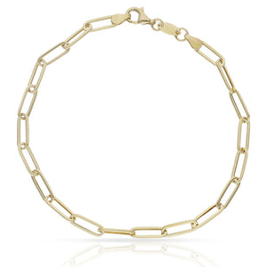 PULSERA ORO 18KL ESLABONES OVALADOS - 4MM - Peso: 2.70 gr 
