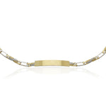 PULSERA ORO 18KL FUNDIDA BICOLOR - Peso: 12.40 gr 
