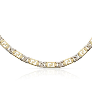 PULSERA ORO 18KL FUNDIDA BICOLOR - Peso: 30.75 gr 