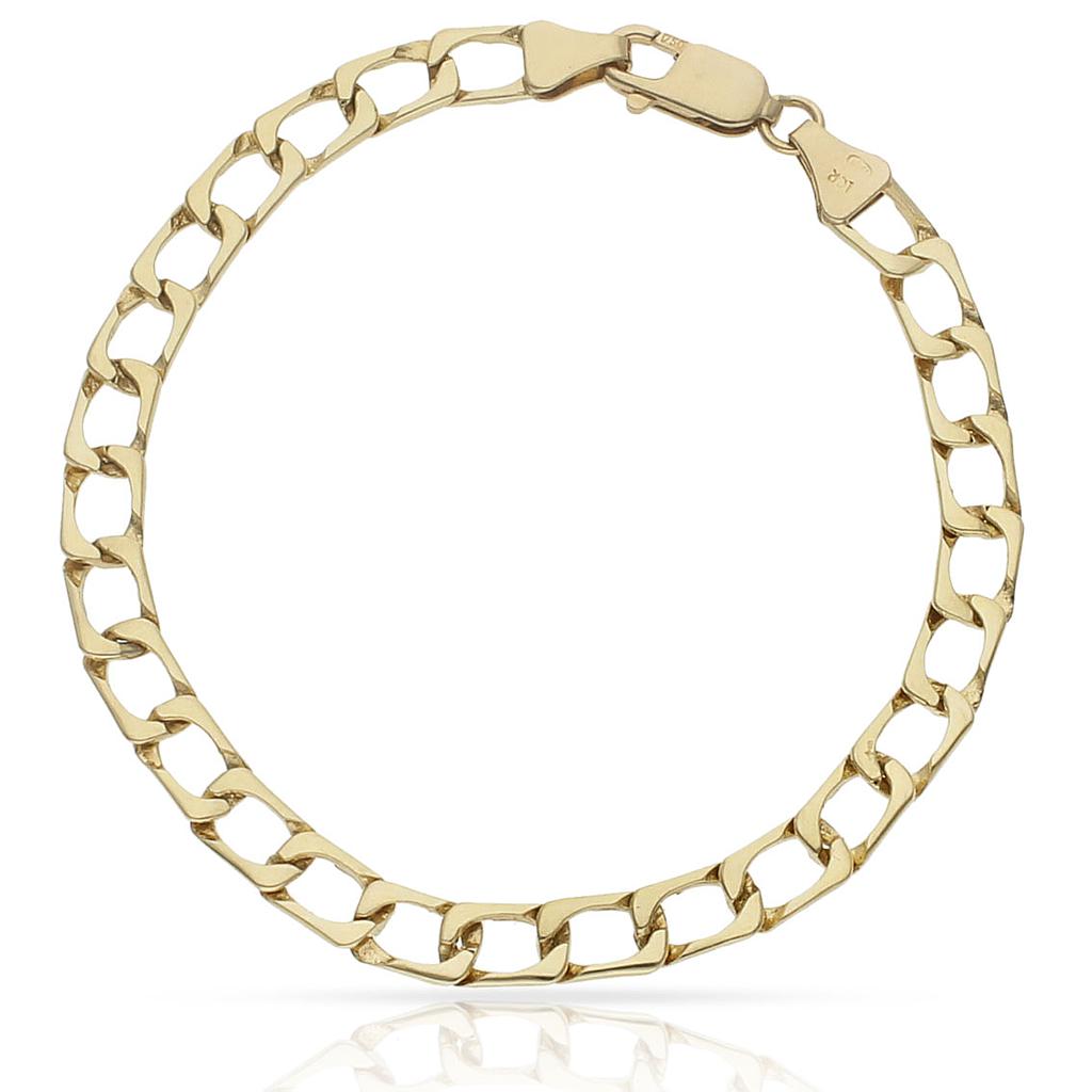 PULSERA ORO 18KL FUNDIDA - Peso: 11.10 gr 