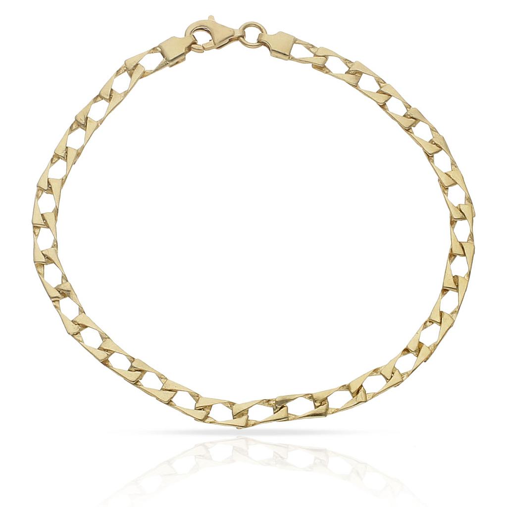 PULSERA ORO 18KL FUNDIDA - Peso: 8.90 gr 