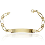PULSERA ORO 18KL FUNDIDA PLACA - Peso: 13.05 gr 