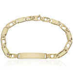 PULSERA ORO 18KL FUNDIDA PLACA - Peso: 15.50 gr 
