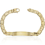 PULSERA ORO 18KL FUNDIDA PLACA - Peso: 22.75 gr 