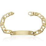 PULSERA ORO 18KL FUNDIDA PLACA - Peso: 34.95 gr 