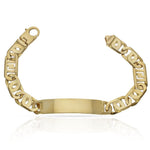 PULSERA ORO 18KL FUNDIDA PLACA - Peso: 58.30 gr 