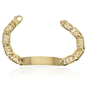 PULSERA ORO 18KL FUNDIDA PLACA - Peso: 58.30 gr 