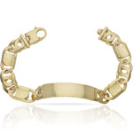 PULSERA ORO 18KL FUNDIDA PLACA - Peso: 70.40 gr 