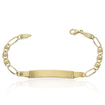 PULSERA ORO 18KL FUNDIDA PLACA - Peso: 9.20 gr 