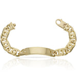 PULSERA ORO 18KL FUNDIDA PLACA - Peso: 92.45 gr 