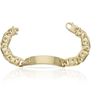PULSERA ORO 18KL FUNDIDA PLACA - Peso: 92.45 gr 