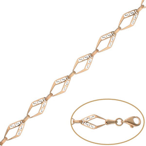 PULSERA ORO 18KL GRECA - Peso: 4.40 gr 