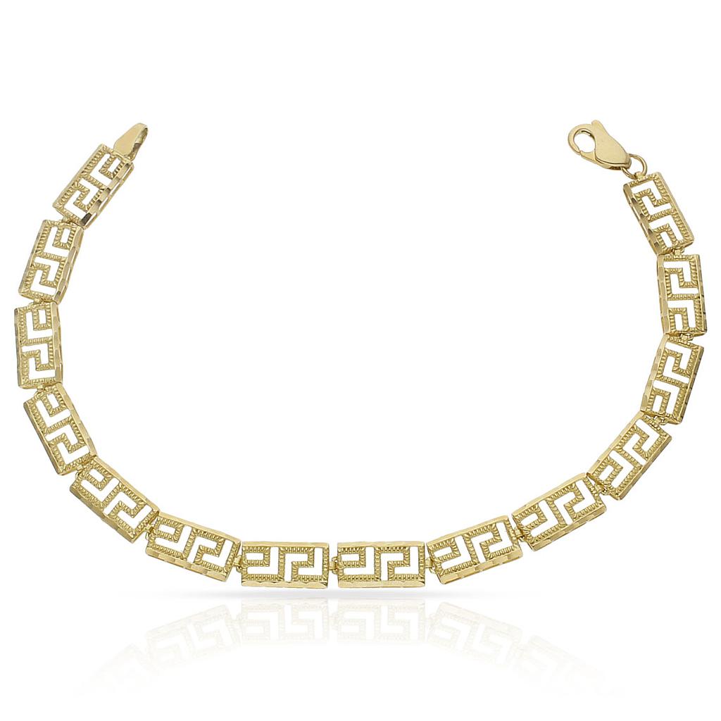 PULSERA ORO 18KL GRECA - Peso: 7.20 gr 