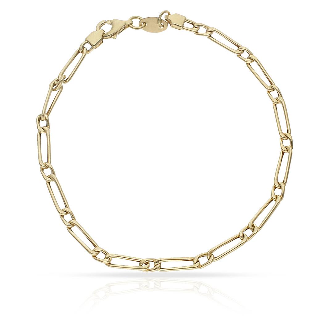 PULSERA ORO 18KL HUECA 1x1 - Peso: 3.20 gr 