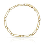 PULSERA ORO 18KL HUECA 1x1 - Peso: 4.65 gr 