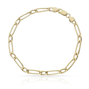 PULSERA ORO 18KL HUECA 1x1 - Peso: 4.65 gr 