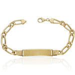PULSERA ORO 18KL HUECA 1x1 PLACA - Peso: 14.65 gr 