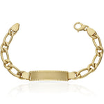 PULSERA ORO 18KL HUECA 1x1 PLACA - Peso: 25.75 gr 