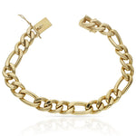 PULSERA ORO 18KL HUECA 3x1 - 11MM - Peso: 35.25 gr 