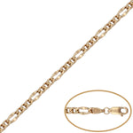 PULSERA ORO 18KL HUECA 3x1 - 4MM - NO SE FABRICA