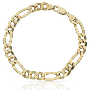 PULSERA ORO 18KL HUECA 3X1 - 8MM - Peso: 9.00 gr 