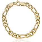 PULSERA ORO 18KL HUECA 3x1 - Peso: 21.40 gr 