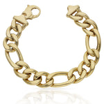PULSERA ORO 18KL HUECA 3x1 - Peso: 38.95 gr 