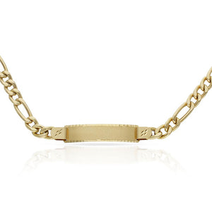 PULSERA ORO 18KL HUECA 3x1 PLACA - Peso: 14.60 gr 