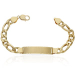 PULSERA ORO 18KL HUECA 3x1 PLACA - Peso: 21.90 gr 