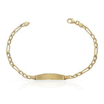 PULSERA ORO 18KL HUECA 3x1 PLACA - Peso: 3.35 gr 