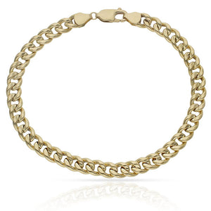 PULSERA ORO 18KL HUECA BARBADA - Peso: 10.35 gr 