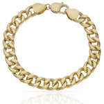 PULSERA ORO 18KL HUECA BARBADA - Peso: 21.30 gr - 20 cm 