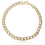 PULSERA ORO 18KL HUECA BARBADA - Peso: 8.90 gr 