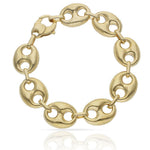 PULSERA ORO 18KL HUECA CALABROTE - 18MM - Peso: 36.45 gr 