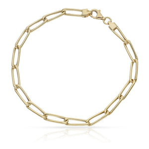 PULSERA ORO 18KL HUECA FIGARO - 4MM - Peso: 4.10 gr 