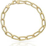 PULSERA ORO 18KL HUECA FIGARO - Peso: 11.60 gr 