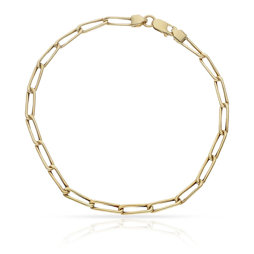 PULSERA ORO 18KL HUECA FIGARO - Peso: 3.00 gr 