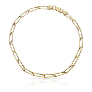 PULSERA ORO 18KL HUECA FIGARO - Peso: 3.15 gr 