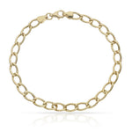 PULSERA ORO 18KL HUECA OVAL - Peso: 4.65 gr 