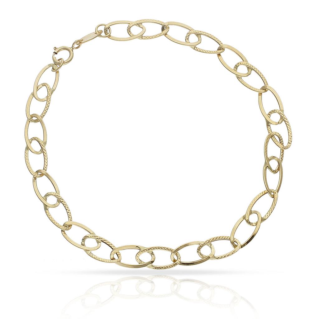 PULSERA ORO 18KL HUECA - Peso: 2.20 gr 