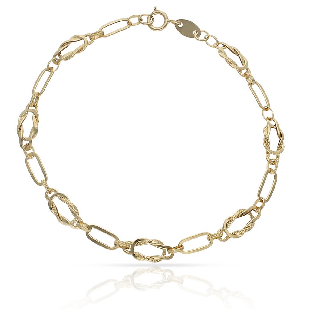 PULSERA ORO 18KL HUECA - Peso: 2.35 gr 