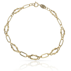 PULSERA ORO 18KL HUECA - Peso: 2.35 gr 
