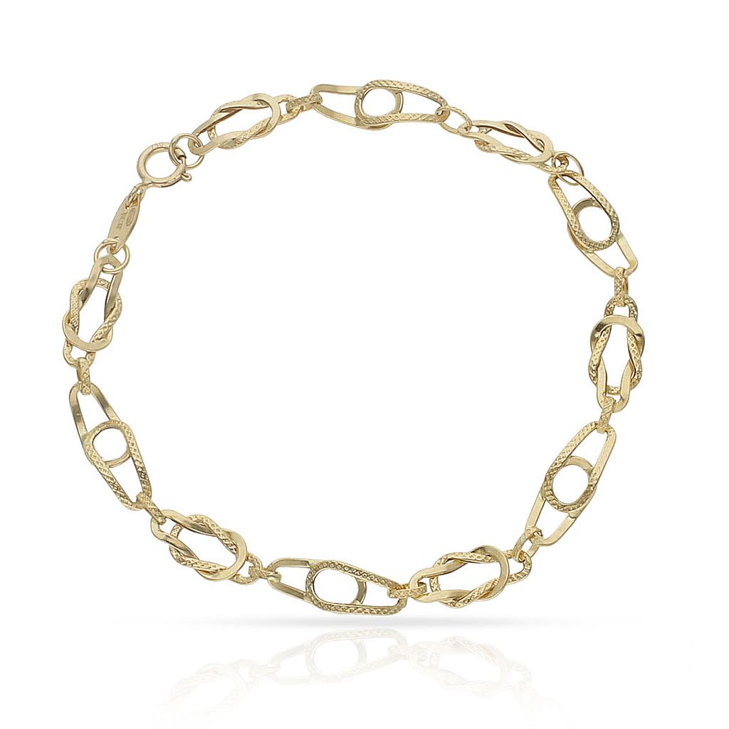 PULSERA ORO 18KL HUECA - Peso: 2.45 gr 