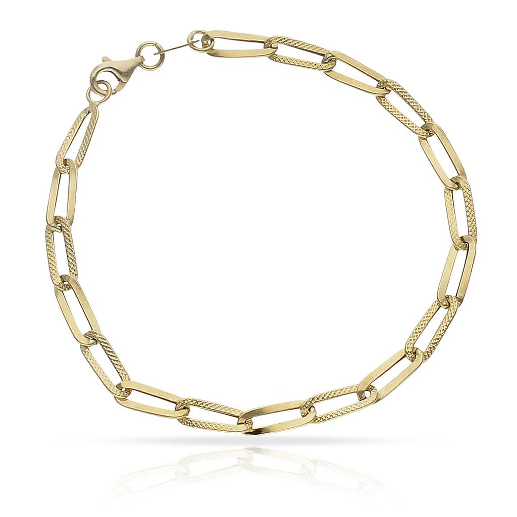 PULSERA ORO 18KL HUECA - Peso: 2.85 gr 